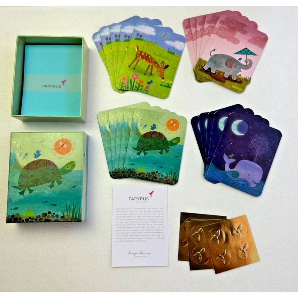 Papyrus‎ Blank Cards with Envelopes Haiku Baby Betsy Snyder (20-Count 4 designs)